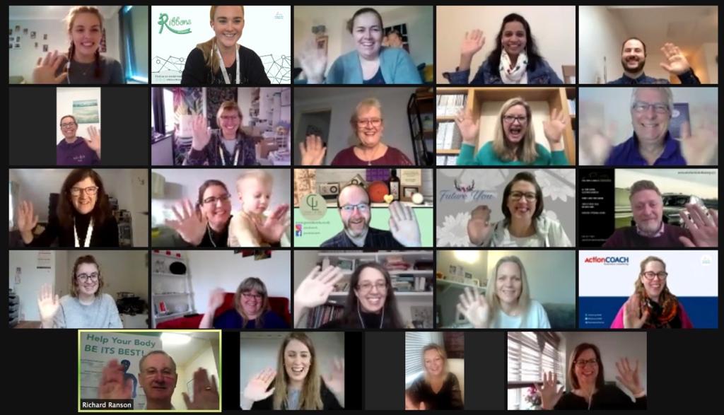 At the end of each The Ribbons Network meeting I ask all attendees for this photo, at first I did it to be able to share our meetings on social media but now (although the photo does appear on our socials) it is part of the meeting. 

Come and join us >> buytickets.at/ribbonsnetwork