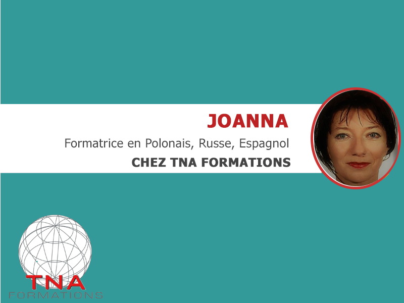 TNAFORMATIONS's tweet image. [#EQUIPE] Découvrez Joanna lors de vos formations en polonais, russe et espagnol ! Forte de 23 ans d’expérience Elle prépare ses stagiaires aux concours administratifs, et missions de longue durée à l’étranger ainsi qu’à leur mutation dans les filiales étrangères de leur sociétés