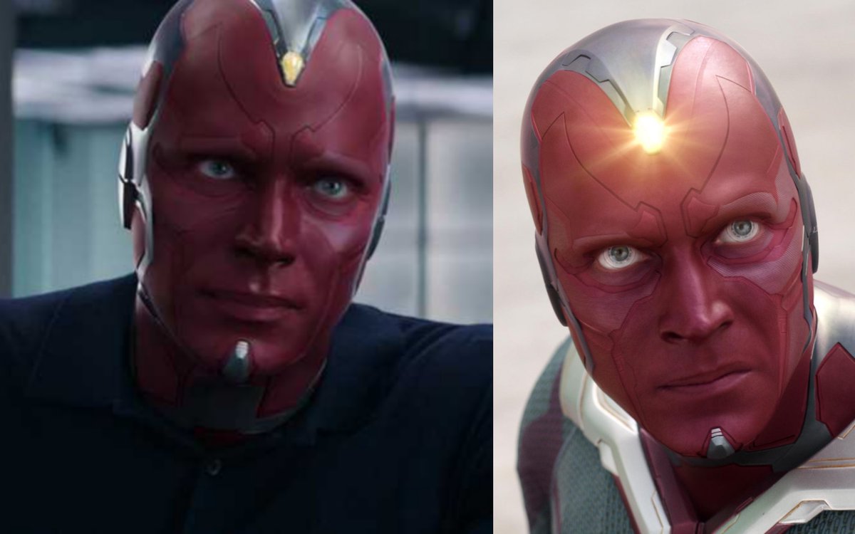 Double clin d'œil sur la porte du Cabinet des Mystères. 1/ Le design de la Pierre d'Esprit sur le front de Vision.2/ Monica Rambeau, "Geraldine" apparaît dedans, & on peut y voir l'imagerie en "étoile filante" de son logo de Captain Marvel.Merci  @UpToTASK &  @PCK_LePodcast