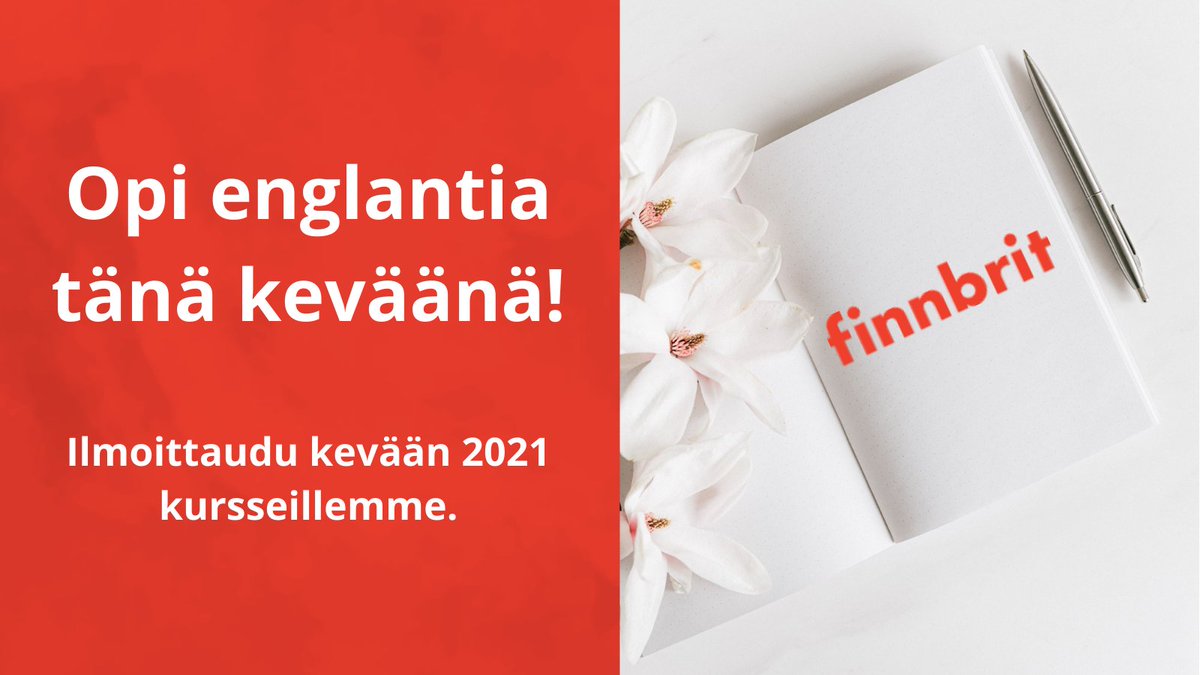 finnbrit1's tweet image. Our spring courses are now available. Get inspired!

finnbrit.fi

#springcourses
#englishatfinnbrit
#finnbritcourses