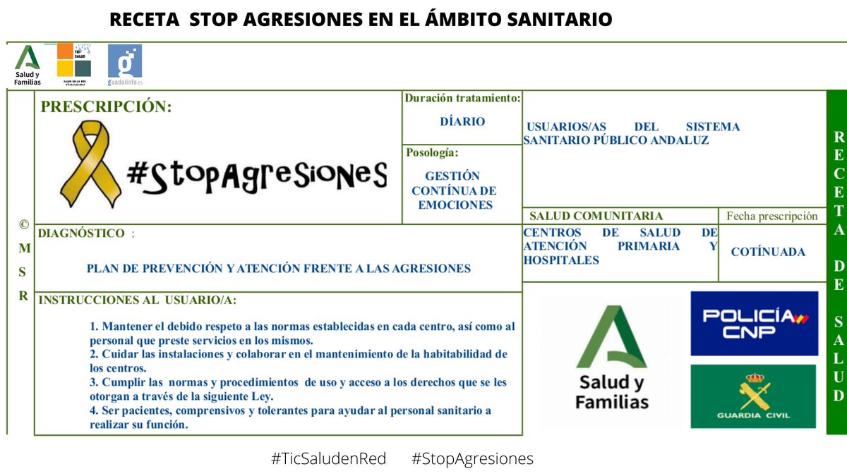 TicSaludenRed's tweet photo. #TicSaludenRed #CitaSalud @AreaNordesteGr @saludsurgranada @saludsurgranada @SaludAPGranada #granadarelas @RedGuadalinfo @saludand #StopAgresiones @enbuenaedad https://t.co/zUPI9fPQMc