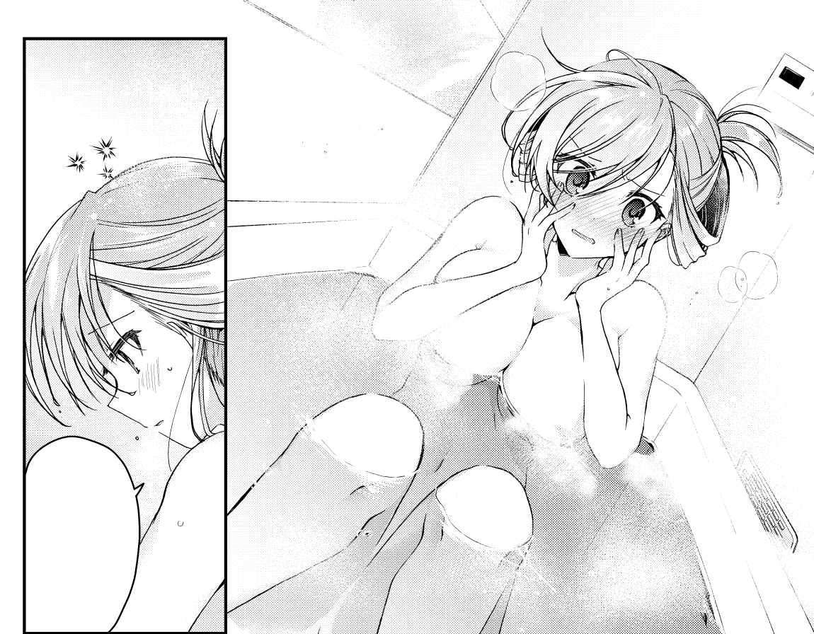 1巻描き下ろしエピソードは一式リンナちゃんお風呂…のお話です🛀 #一式さん #リンナ警部 