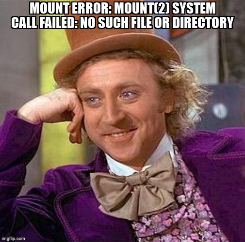 askubuntumemes's tweet image. mount error: mount(2) system call failed: No such file or directory askubuntu.com/questions/1309… #ecryptfs #mount