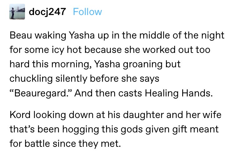 thread of my favorite critical role posts that i think about all the time