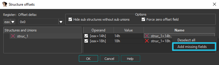 T is a powerful IDA Pro shortcut when dealing with structs as shown in hex-rays.com/blog/igor-tip-…. I've been using method 2, but didn't know that you can automatically add missing fields 🤩#idapro