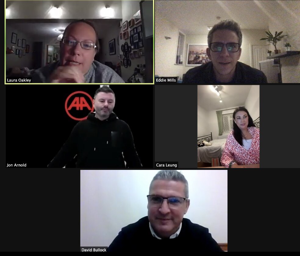 Dream Team 🙌🏼 <a href="/lauraoakley81/">Laura Oakley</a> <a href="/Eddie111/">Eddie Mills</a> Jon <a href="/arnoldashRec/">Arnold Ash Group</a> <a href="/cara_leung/">Cara Leung</a> &amp; <a href="/DavidBullockEdu/">David Bullock</a> planning this year’s fundraising for <a href="/TeenageCancer/">Teenage Cancer Trust</a> in the first of our monthly meetings 👊🔥💪🙌🏼 exciting year ahead #HopeSpringsEternal