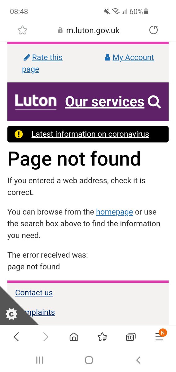 HayleyPsychic's tweet photo. @Bounce_BackLoan  it gets worse! This is what I get when I click on the discretionary grant link on @lutoncouncil site! https://t.co/KXFyzIdinG