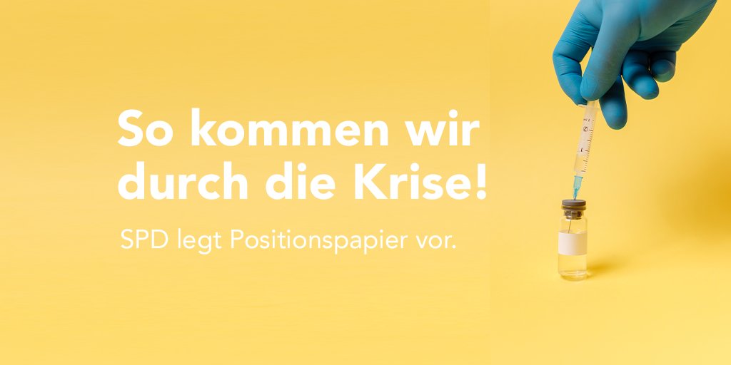 Wie kommen wir durch die Krise? Mit Solidarität und Verstand! Wir wollen u.a. die Impfzentren stärken und die Familien in Thüringen unterstützen. Unser Positionspapier gibt es hier: spd-thueringen.de/positionspapie…