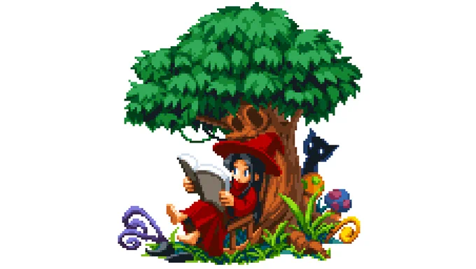 森の魔女
#pixelart #ドット絵 