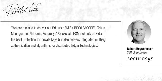 riddleandcode's tweet image. R&amp;amp;C is thrilled to announce #TokenManagementPlatform (TMP), the next generation of our banking-grade #DigitalAssetManagement. The partnership with @securosys&amp;amp;its HSMs guarantee TMP security through tamper resistance&amp;amp;strict access controls. Press Release➡️bit.ly/3paeAVS