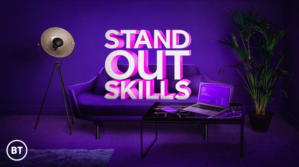 LizNeedleman's tweet photo. If you need support in your job search, @BT_UK is today launching Stand Out Skills, with free tips and tricks to help you stand out.  You can see all the resources available by visiting https://t.co/OmgA1iKnRm. #StandOutSkills #SkillsForTomorrow https://t.co/QbtePpEsIt