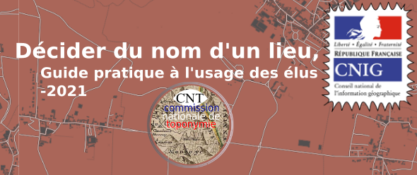 CNIG_France's tweet photo. #CNIG La commission nationale de Toponymie vient de publier le guide pour décider du nom d'un lieu sur le site du CNIG. Accédez à l'article sur  https://t.co/DqoKPVCa6w https://t.co/cKaZYw5uMU