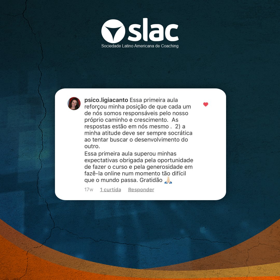 SLACCoaching's tweet image. Nosso sentimento é de completa gratidão ao fazer parte da história dos nossos alunos.

Confira este depoimento.

#slac #depoimento #aluno #metas #coaching #testemunho