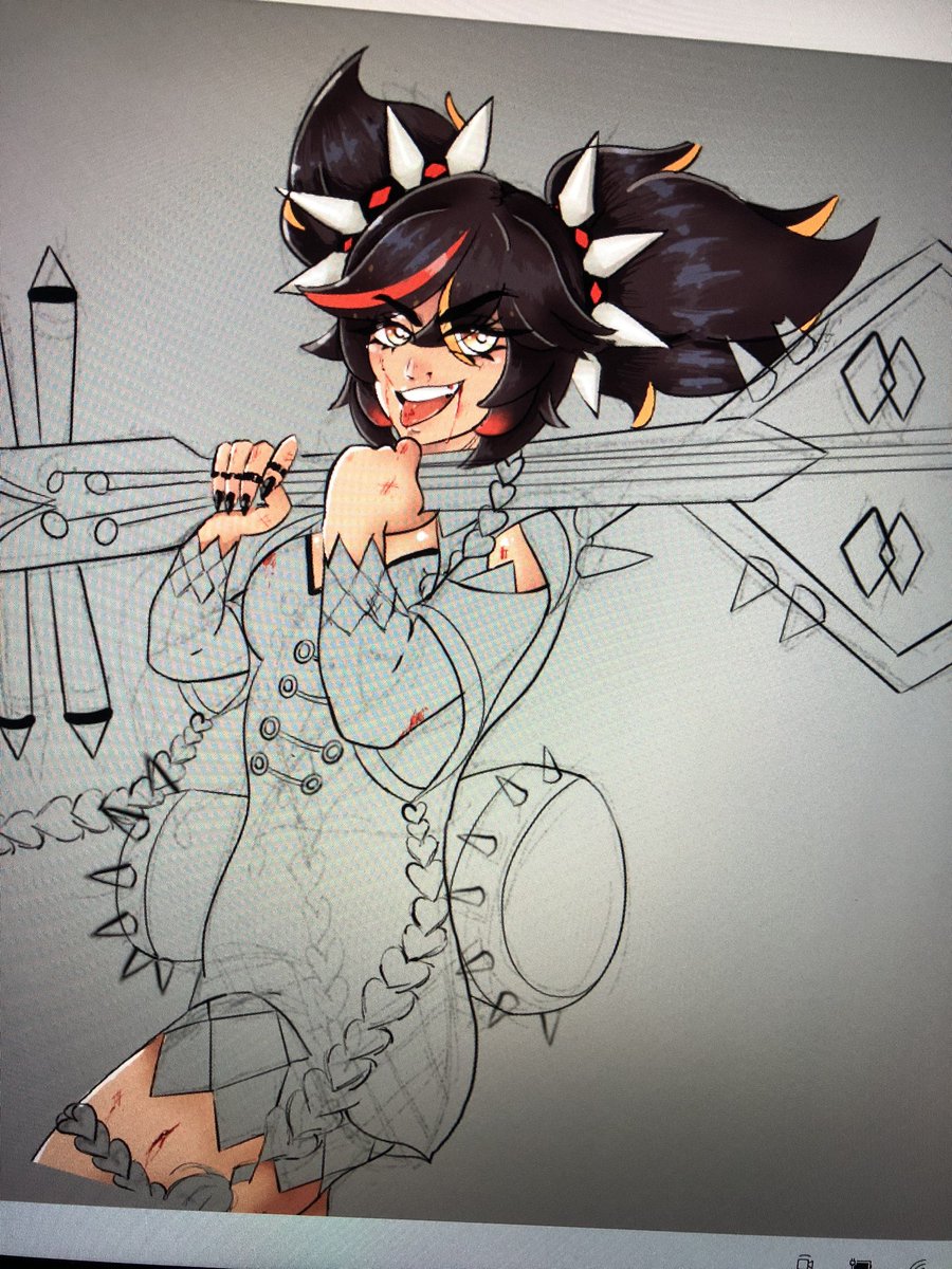 shrinegoddess's tweet photo. We’re gettin her done #xinyan #genshinimpact https://t.co/XUAsMSxADz