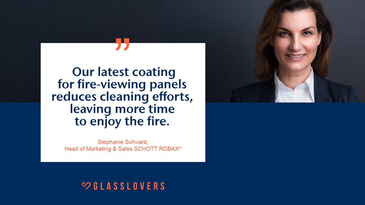 SCHOTT_AG's tweet photo. What's the most annoying thing about a fireplace? Cleaning, of course. Thanks to the #ROBAX glass-ceramic with new heat-reflective coating, there is now more time for coziness. #glasslovers More: https://t.co/3Ujv2Ehi6Y https://t.co/ORANePdJlq