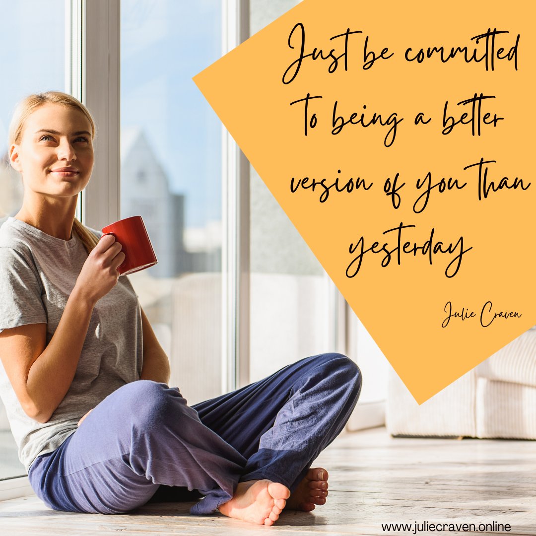 Julieannecraven's tweet photo. Just commit to being better than yesterday,trying harder & doing a little more than you did yesterday & of course loving you a little harder than you did yesterday!!
Julie
🧡
#confidence #selflove #tryalittleharder #selfworth #selfrespect #coaching #mentoring #pushforit #commit https://t.co/OYLQUvmqUH