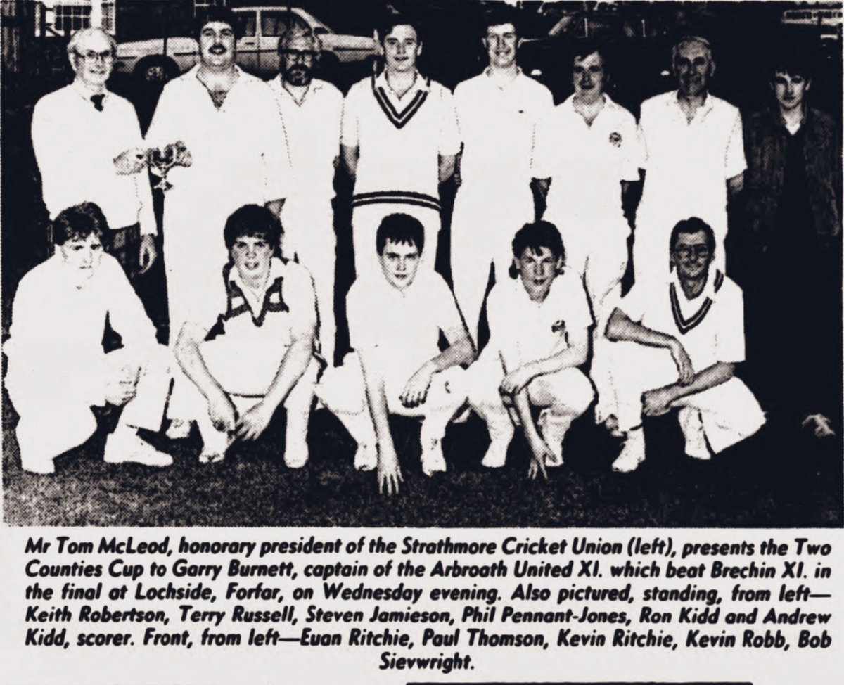 ScottyCricket's tweet photo. #Season1986 #TwoCounties @SPCU_cricket @garyburnett4 @Cricketarbroath https://t.co/p3R6HFfEAh
