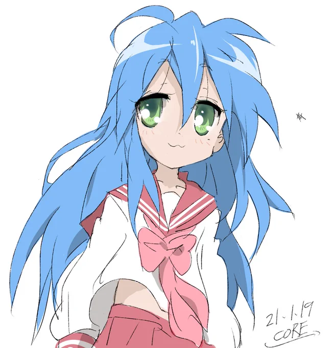 久しぶりにこなたを描いてみる 