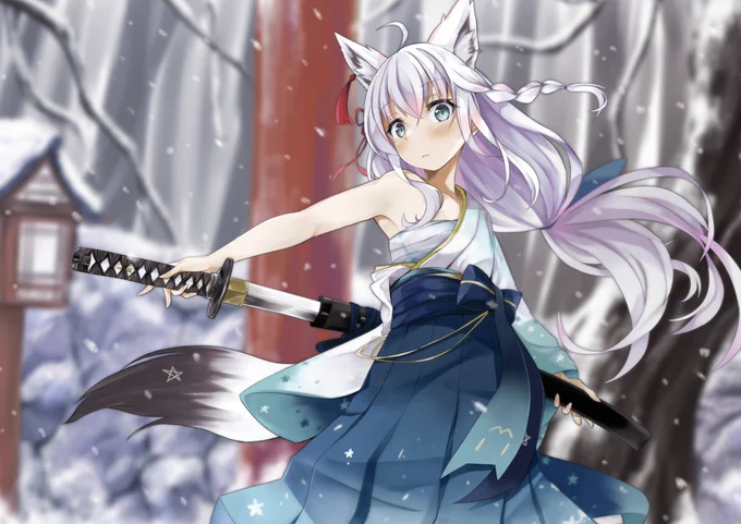 ❄️⚔️?
#絵フブキ 