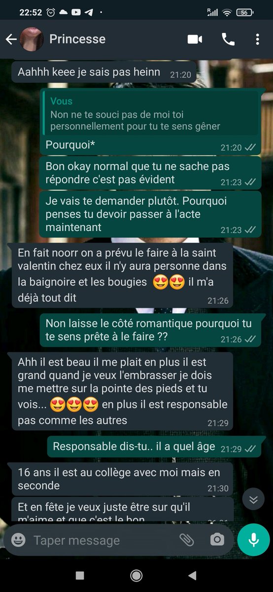 yabagolf's tweet photo. C'est parti d'une simple blague puis l'enfant de 14a me dit qu'elle a prévu passer à l'acte avec son gars "très responsable de 16" le jour de la Saint Valentin
Au début j'ai voulu lui donner des vecto* le quartier a faillit sortir puis j'ai juste fait une prière pr avoir du Tact https://t.co/tCVgRvqIud