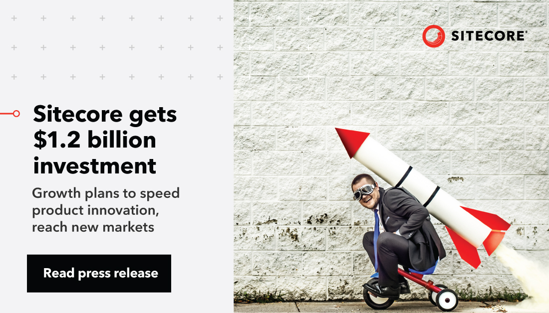 Sitecore has received the largest capital investment ever in #martech. We’ll be accelerating product innovation, doubling our go-to-market presence, adding to our team, expanding our global footprint, and launching a brand campaign.

Learn more: siteco.re/35Rg0NJ