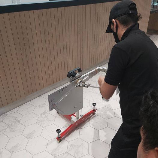 NJCDNA's tweet photo. When new flooring was installed at One New Change we were asked to undertake slip testing to ensure its safety. Check out the full story and details of the Pendulum Test on Page 10 and 11 #sliptesting #facman https://t.co/wkfuzUoEof https://t.co/QNDKrqnY39