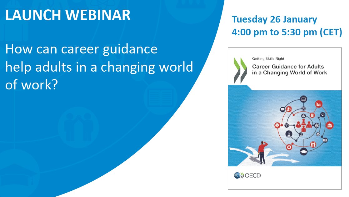 OECD_Social's tweet photo. In the time of COVID-19, quality career guidance for adults matters more than ever. Join us on 26 January at 4pm CET for a live launch, where we’ll be discussing new findings with a panel of experts. 

Register here 👉https://t.co/S2a5g9uOTp

@jpmorgan @Chase Foundation https://t.co/oTqdA4npFO