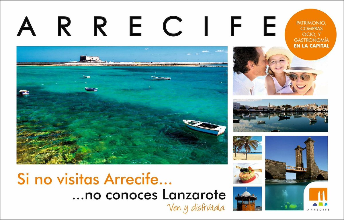😎😎😎 Organice desde ahora sus próximas vacaciones de primavera o verano en Arrecife.
Podrá descansar, practicar su deporte favorito, descubrir la magnífica gastronomía, visitar sus espacios monumentales, hacer compras... 
¡Le esperamos!
