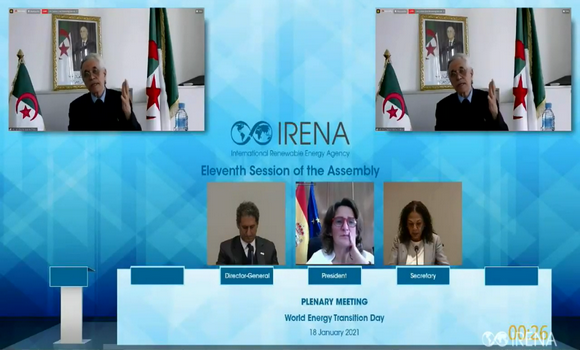 APS_Algerie's tweet photo. #Renewable_energy: #Chitour presents #Algeria's objectives at #IRENA_Assembly
https://t.co/qwwAP1HZBg https://t.co/IqQO8VxZxx