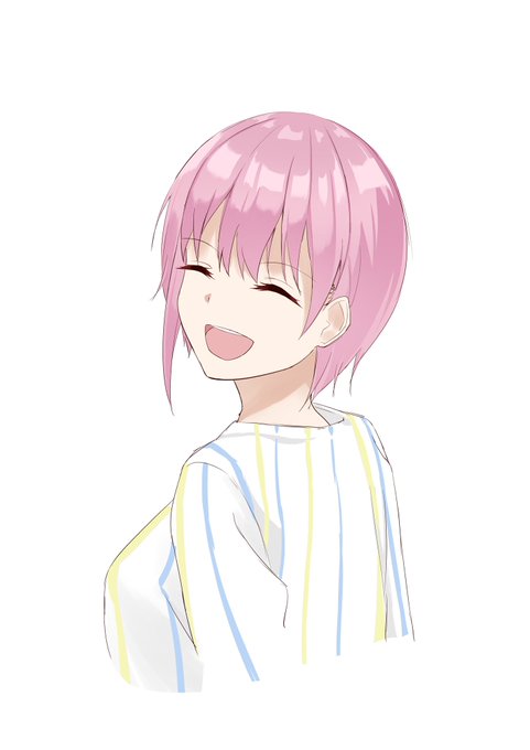 ほめてれさんがTwitterに投稿した中野一花(五等分の花嫁)のイラスト。