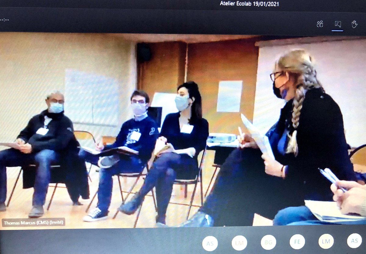 [#développementdurable] Les étudiants du 
<a href="/CtrMichelSerres/">Centre Michel Serres</a> sont en direct de leur #workshop #EcoLab autour de la sensibilisation des jeunes au développement durable commandité par le Conseil Départementale <a href="/Les_Yvelines/">Les Yvelines</a>. Au programme : échanges sur des préconisations !