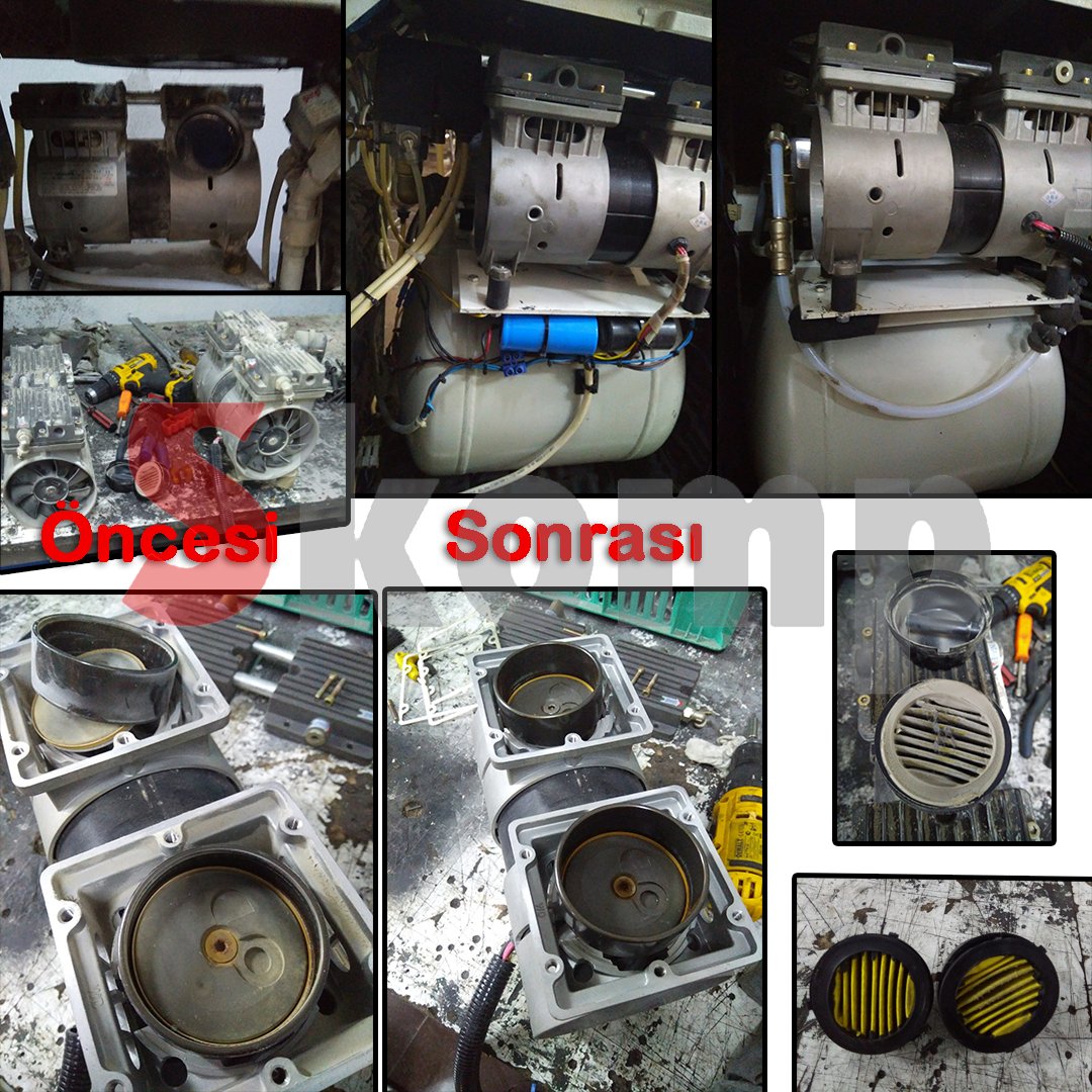 5-6 Sene önce ürettimini yaptığımız MD 30 Model kompresörümüzün servis, bakım öncesi sonrası çalışmamız.

Bir sonra ki gönderimde video olarakta sizinle paylaşımda bulunacağım.

#dentalkompresor #kompresor #kompresorservis #Dentists