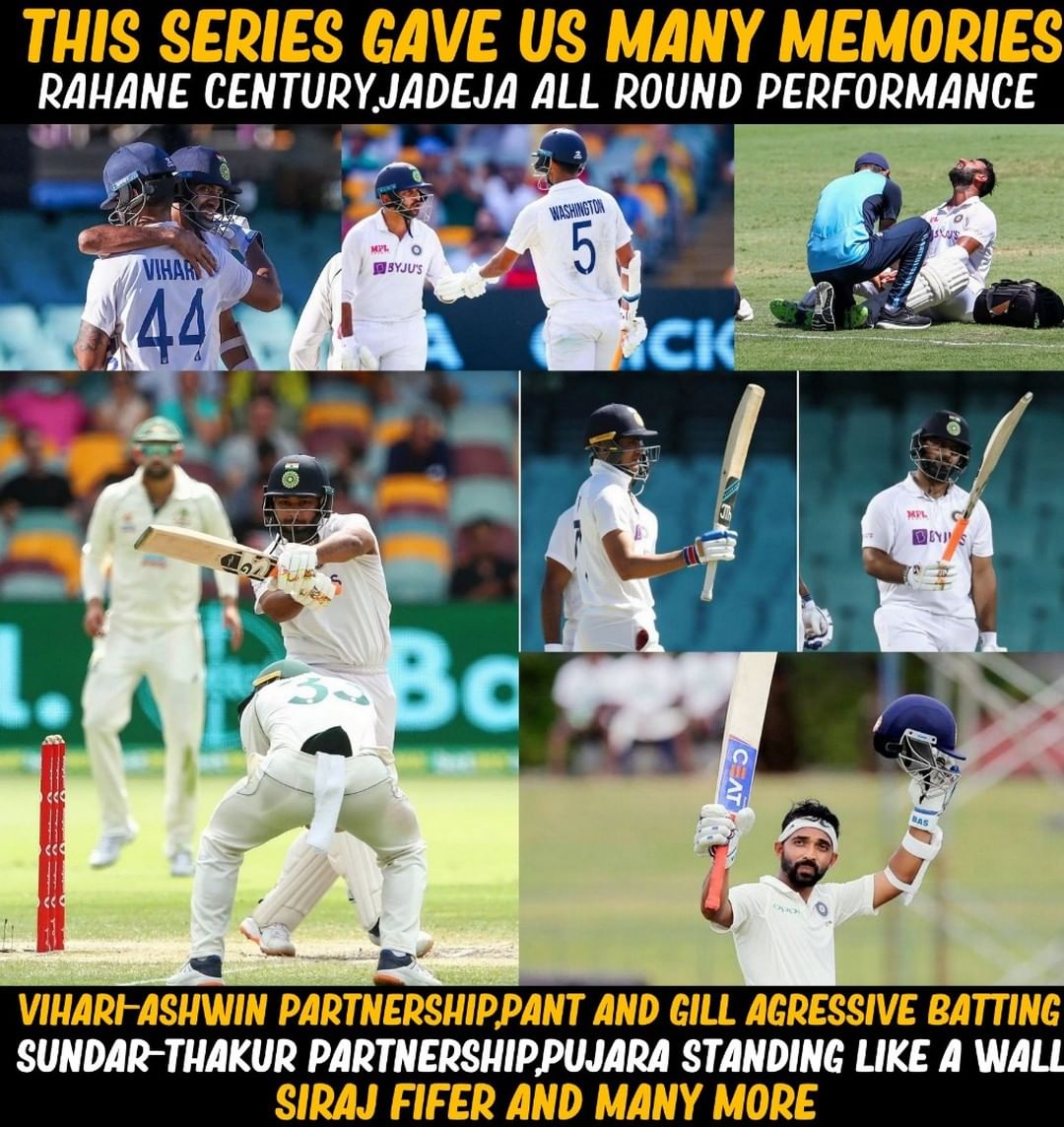 Epic performance by #TeamIndia! Pocketed the Border-Gavaskar Trophy and breached the Aussie fortress, the Gabba after 32 yrs! #AUSvsIND #GabbaTest #INDvsAUS
