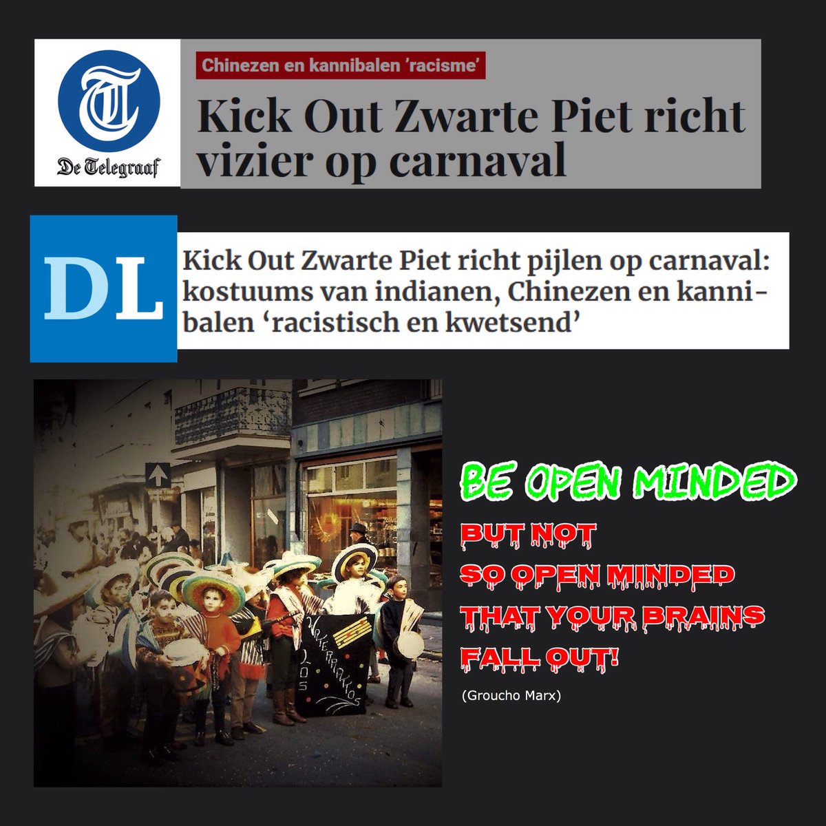 josclaus's tweet photo. Krantenkoppen in de Telegraaf en Dagblad De Limburger.
Op wie richt KOZP hierna zijn 'pijlen'? https://t.co/JSH7rL6Wzj