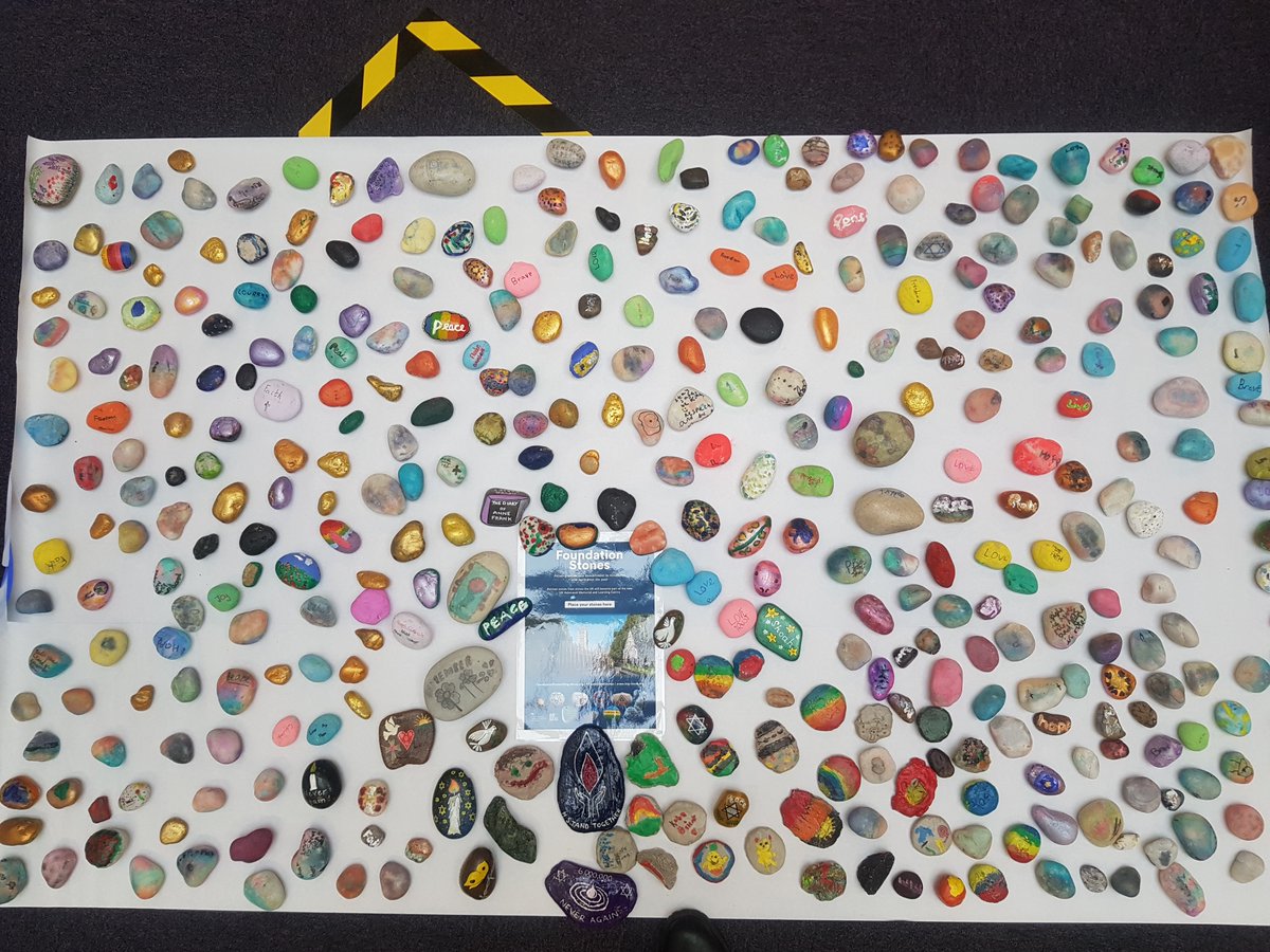 UKHMF's tweet photo. Thank you to @CChurchPrimary, @VictoriaSandLC, Lichfield Kindness Rocks, Community Group &amp; @StaffsLibraries service users for taking part in #FoundationStones. We would also like to thank the wonderful staff @StaffsLibraries for facilitating and supporting us with the project! https://t.co/5UtF4DZZBd