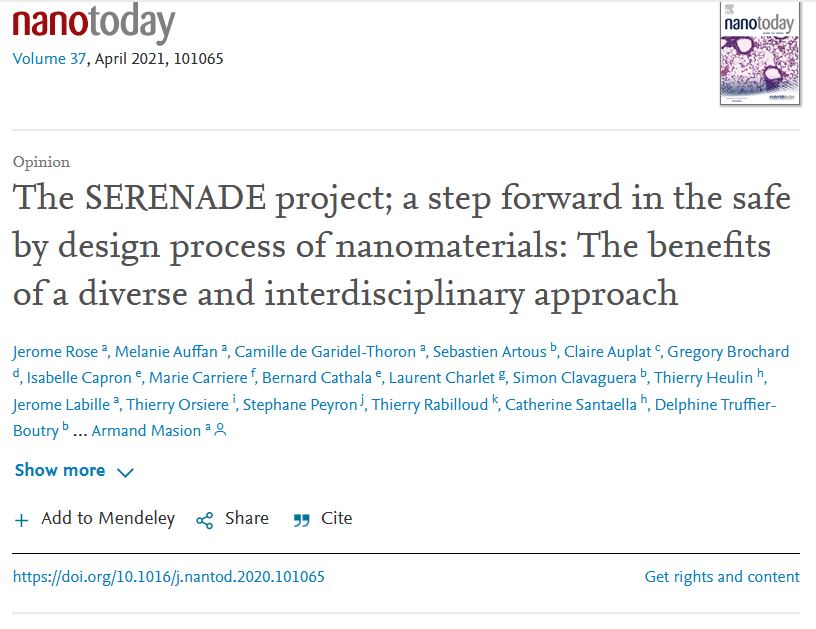Labex Serenade (@labexserenade) on Twitter photo New #scientific #article. Serenade project: a unique opportunity to investigate a safe-by-design development of nanomaterials. 👉bit.ly/3o1R4ch. <a href="/LabexSerenade/">Labex Serenade</a> <a href="/MarBlob/">CARRIERE Marie</a> <a href="/LabilleJ/">Labille Jerome</a> <a href="/CNRS_dr12/">CNRS Provence et Corse</a> @univamu <a href="/edurable_cerege/">Environnement Durable CEREGE</a> <a href="/UGrenobleAlpes/">Université Grenoble Alpes</a> <a href="/CEA_Officiel/">CEA</a> New #scientific #article. Serenade project: a unique opportunity to investigate a safe-by-design development of nanomaterials. 👉bit.ly/3o1R4ch. <a href="/LabexSerenade/">Labex Serenade</a> <a href="/MarBlob/">CARRIERE Marie</a> <a href="/LabilleJ/">Labille Jerome</a> <a href="/CNRS_dr12/">CNRS Provence et Corse</a> @univamu <a href="/edurable_cerege/">Environnement Durable CEREGE</a> <a href="/UGrenobleAlpes/">Université Grenoble Alpes</a> <a href="/CEA_Officiel/">CEA</a>