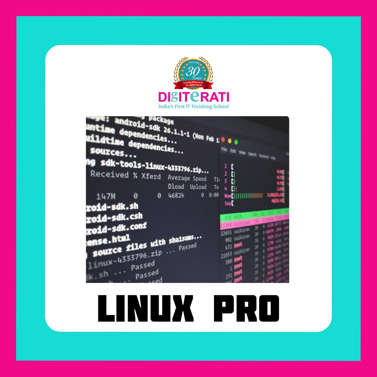 Digiteratian's tweet photo. TestOut Linux Pro
Enroll Course: https://t.co/JwCagDsHgc
#digiterati #eLearning #onlinelearning #Linux #linuxpro #suse #Ubuntu #fedora #Hardware #upskill #COURSES #security #kernel #Network #CloudComputing #ML #learning #corporate #infosec #mobilelearning #DigitalLearning https://t.co/5DLb8LPY6f