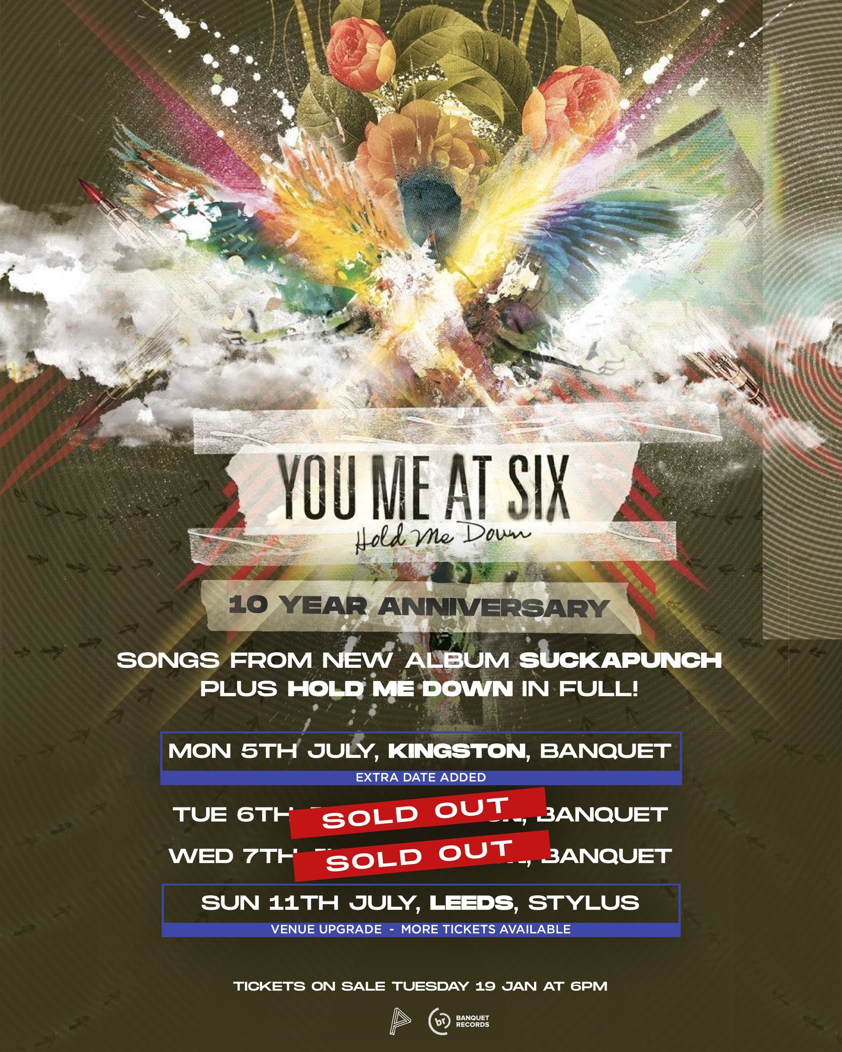 Slam Dunk Festival on Twitter "🚨YOU ME AT SIX SHOW LEEDS UPGRADE