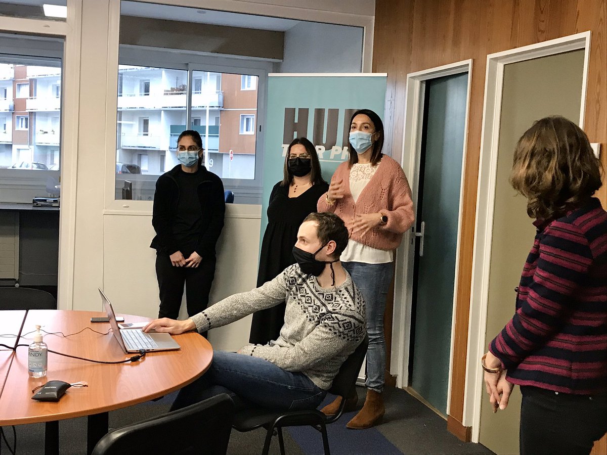 DMARGUERITTE's tweet photo. Visite du #RéseauGrain au Havre qui a bénéficié d’un soutien de la @RegionNormandie au titre de l’appel à projets « Initiatives Territoriales » pour développer l’action #HubTour. Un projet qui permet de repérer, remobiliser et accompagner les publics éloignés de l’#emploi https://t.co/SvWQ41ZQ95