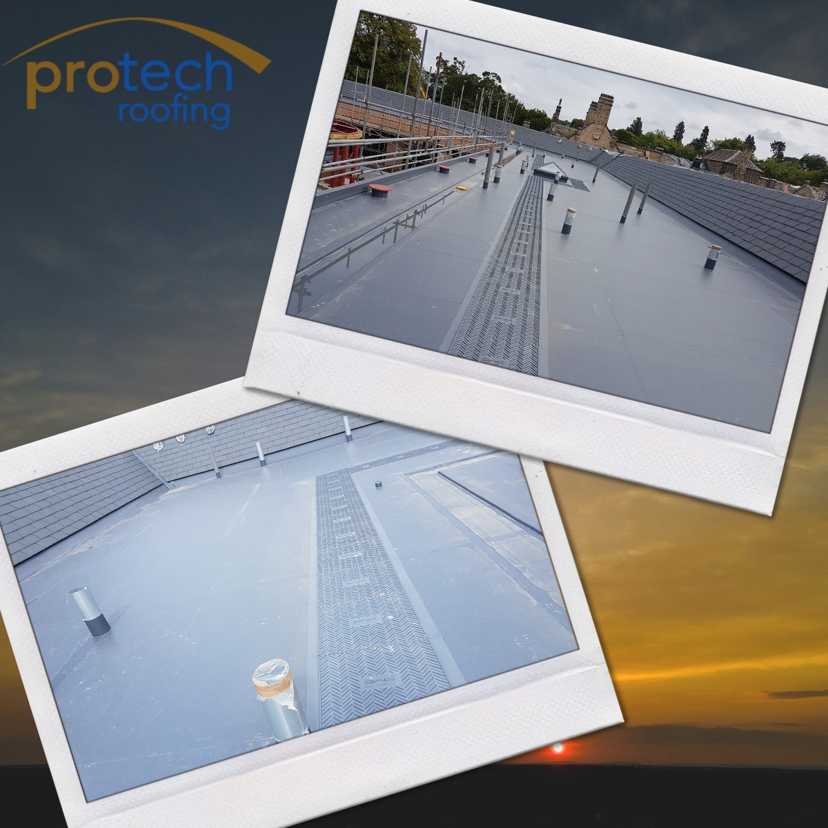 Blast from the past... 

Still proud of this job we did in 2018 for the main contractor R N Wooler and Company Limited Grantley Hall in Ripon 

We installed 1000m2 of Sarnafil single ply membrane on Tapered insulation

#roofing #singleply #sarnafil #blastfromthepast