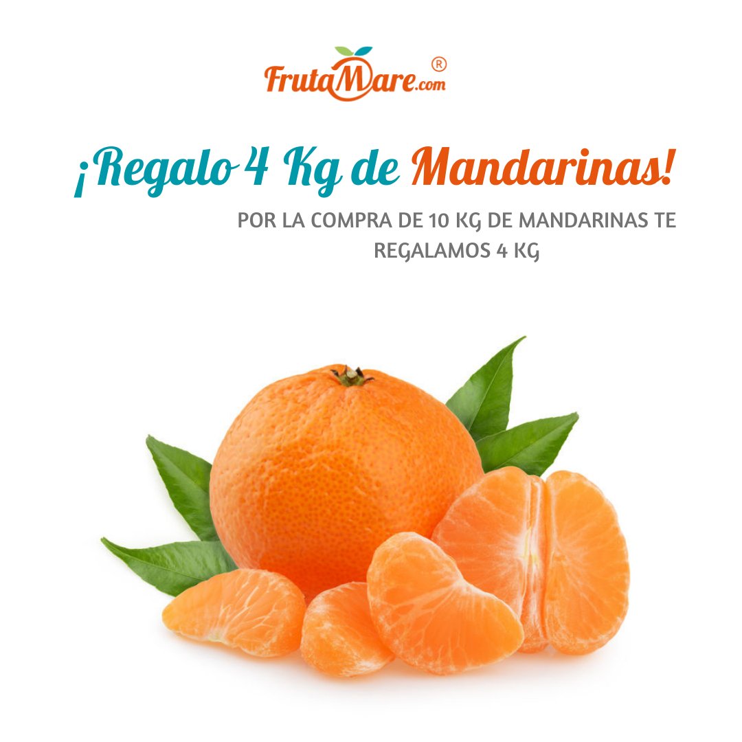 ¡OFERTA! Compra 10 kg de Mandarinas y te Regalamos 4 kg
.
bit.ly/39My8cN
.
#mandarinas #recienrecolectadas #delarbolatucasa #productosnaturales #trabajoduro #frutamare
