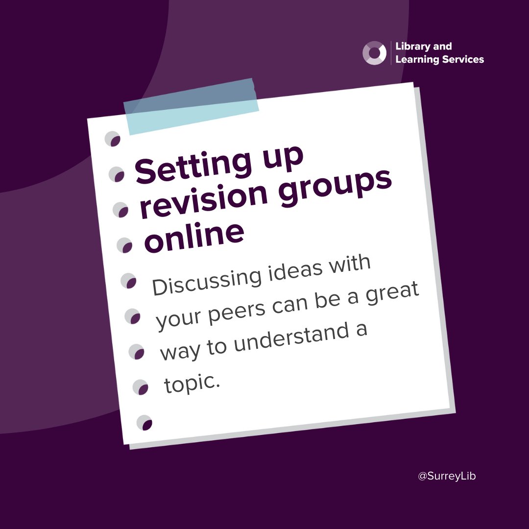 surreylib's tweet photo. Study tips by the Library’s Learning Development team.
For further guidance do check our guide on ‘Avoiding collusion and plagiarism’ which covers good versus inappropriate collaborative revision practices https://t.co/SmRBfjAKN7
#SurreyLib #SurreyLibLearning #StudyTips https://t.co/f7MQ3KpSX6