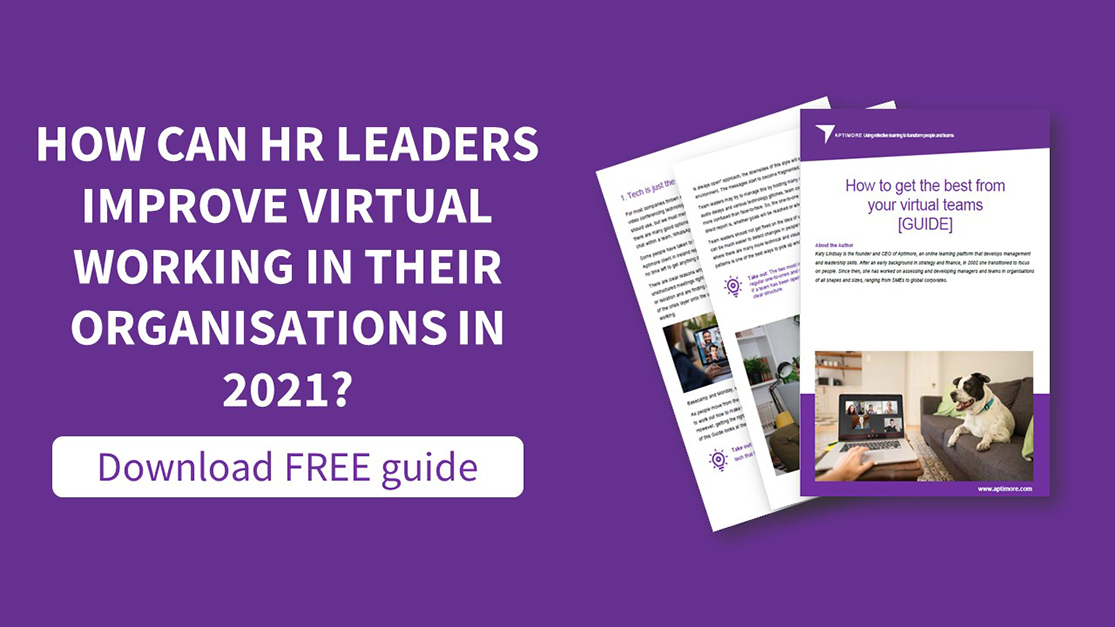 aptimore's tweet photo. How can HR Leaders improve virtual working in their organisations in 2021? Download our FREE Guide to find out.

https://t.co/hhXBMgrzJw https://t.co/JFiVaBZfGR