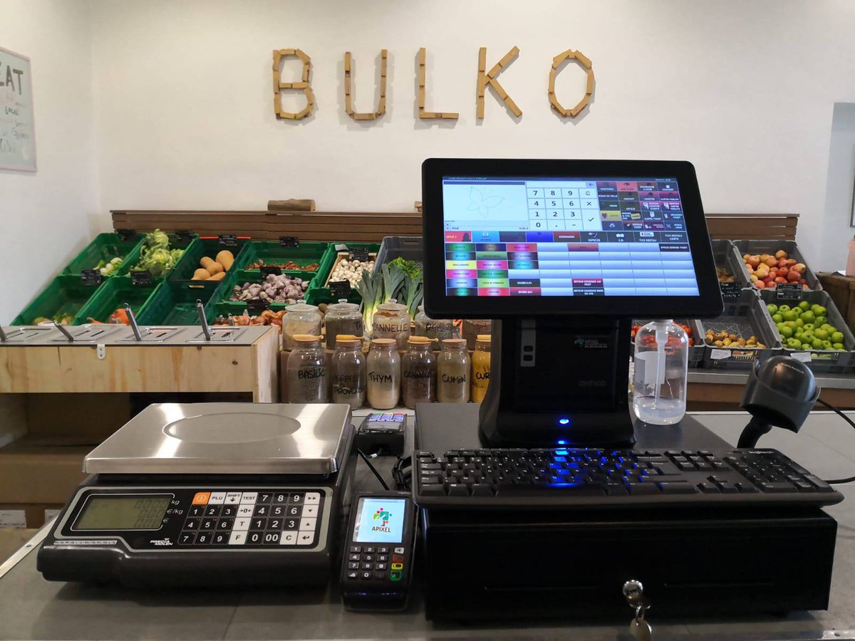 FranceOxhoo's tweet photo. 🌟Nouvelle installation de notre partenaire APIXEL 
 chez Bulko, la vie zéro dechet. APIXEL a choisi le Zéo avec la solution Crisalid et Precia Molen pour le pesage. Bravo à tous!👏 #oxhoo #pointdevente #infinimentpointdevente #apixel #zeo #crisalid #bulko #preciamolen #pesage https://t.co/lbN3Cd8RLy