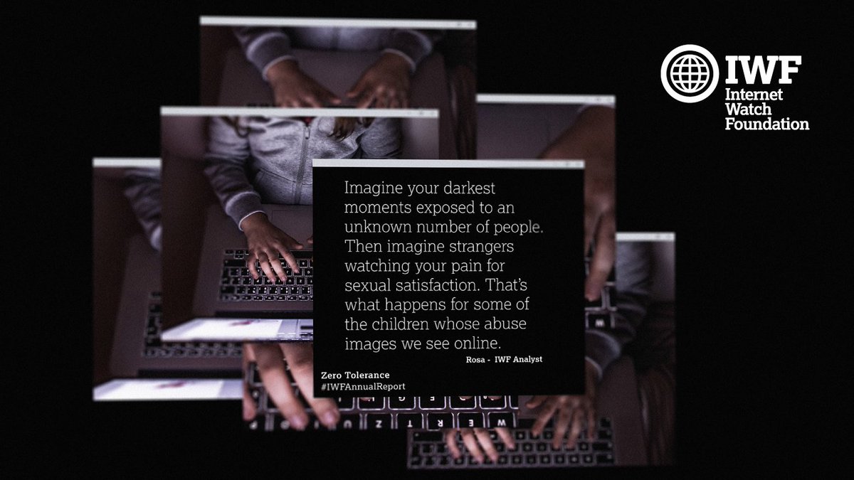 IWFhotline's tweet image. "Doing this job has made me realise just how big the problem of online child sexual abuse is. It’s a human issue, spread by technology like never before, and we have a lot of work to do." Read Rosa's story on our latest Annual Report: iwf.org.uk/AR2019.