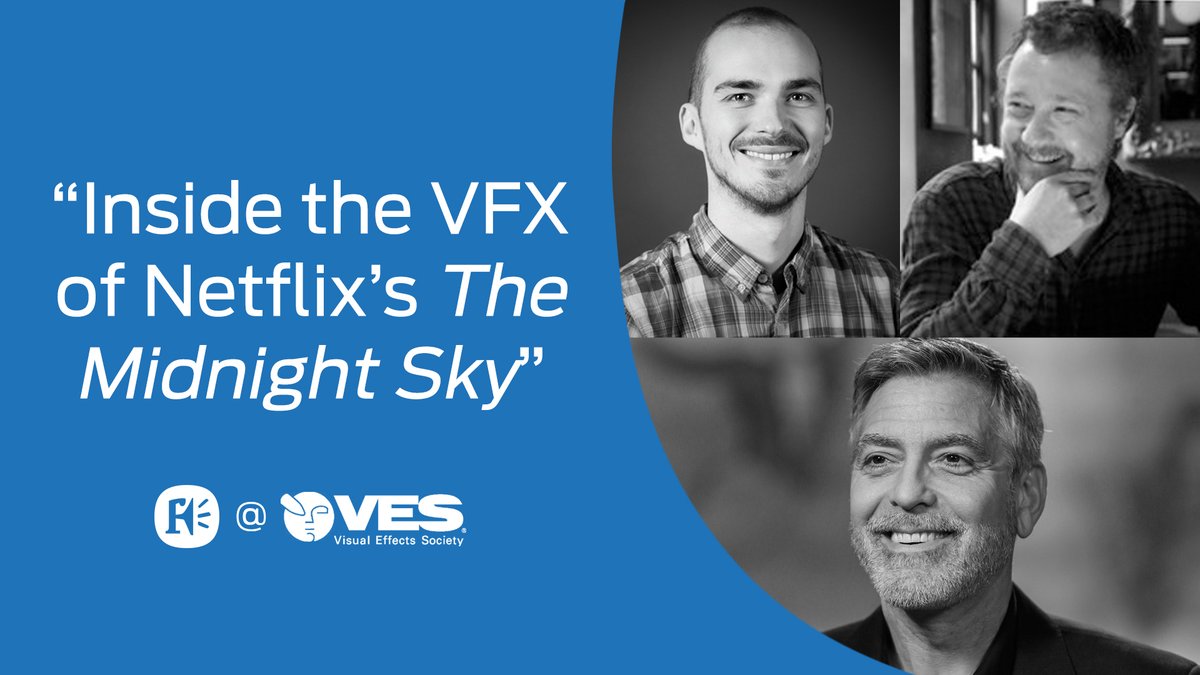 ICYMI: Sign up for the <a href="/VFXSociety/">VisualEffectsSociety</a> panel on <a href="/netflix/">Netflix</a>'s #TheMidnightSky, featuring Director George Clooney, #VFX Supervisor Matt Kasmir &amp; our very own VFX Supe, Chris Lawrence🚀🛰 Thurs 21 at 1pm PT: us02web.zoom.us/webinar/regist…