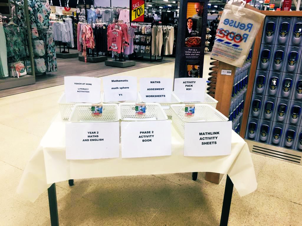 Different store, different lockdown, same support to our local community.

Homeschooling is hard (and who actually owns a printer anymore?)
If you’re shopping in <a href="/Tesco/">Tesco</a> Rotherham, pick up any of these homeschooling prints that might help you or your little ones! #HeartOfRotherham
