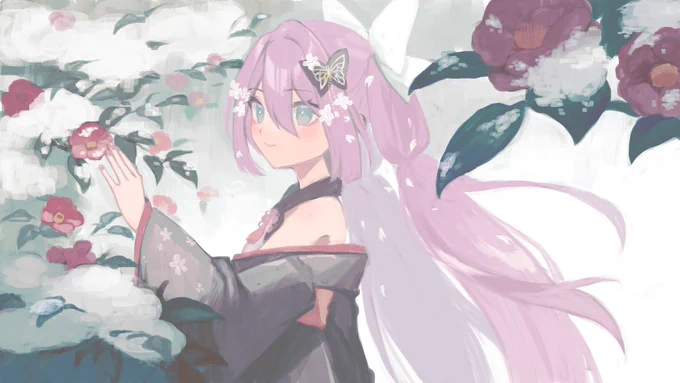寒椿
#リツキあーと 