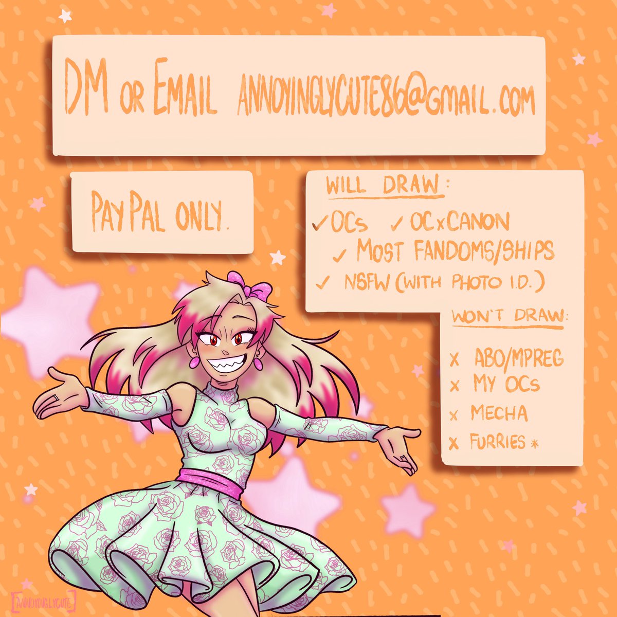 Commissions are open! 
Please DM if you’re interested!

All retweets greatly appreciated!