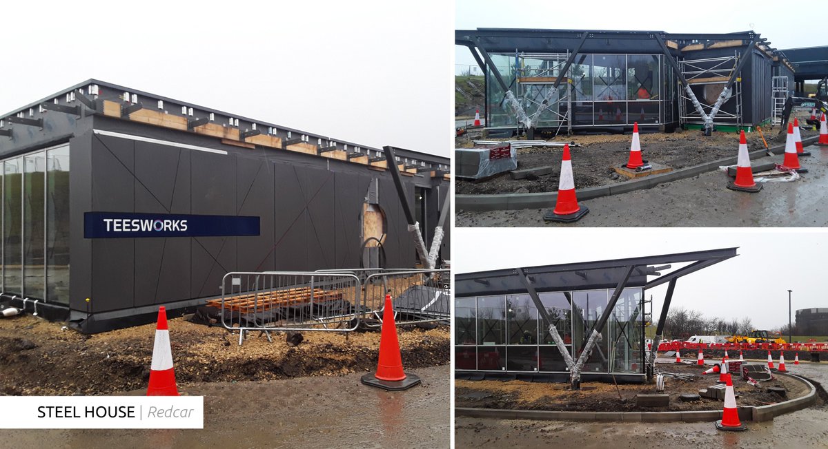 ShadboltGroup's tweet photo. The building phase of this prestigious project at @TeesworksUK is nearing completion, with external works now well underway. Upon completion this development will form a new Gateway to #TeesDock.
@esh_group #NorthEast #Teesvalley #Redcar #StructuralEngineering #CivilEngineering https://t.co/d9FEYtw1In